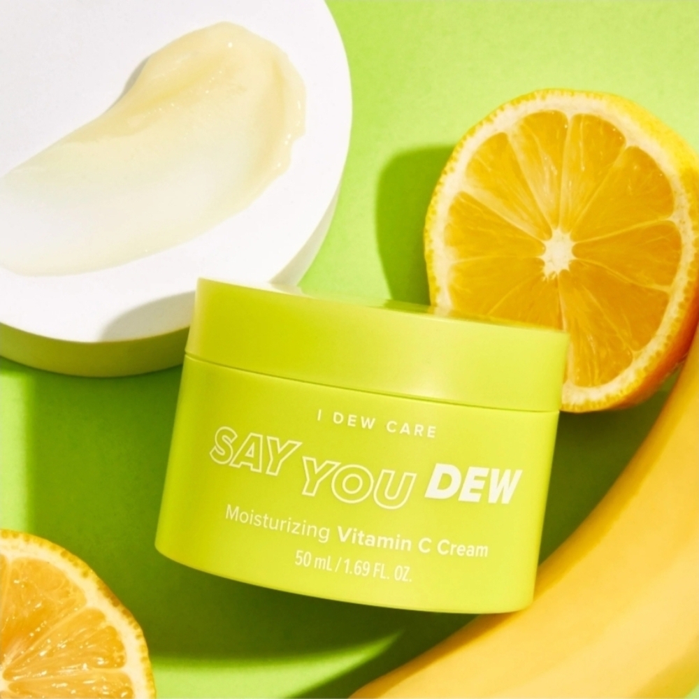 I Dew Care Say You Dew Moisturizing Vitamin C Cream.